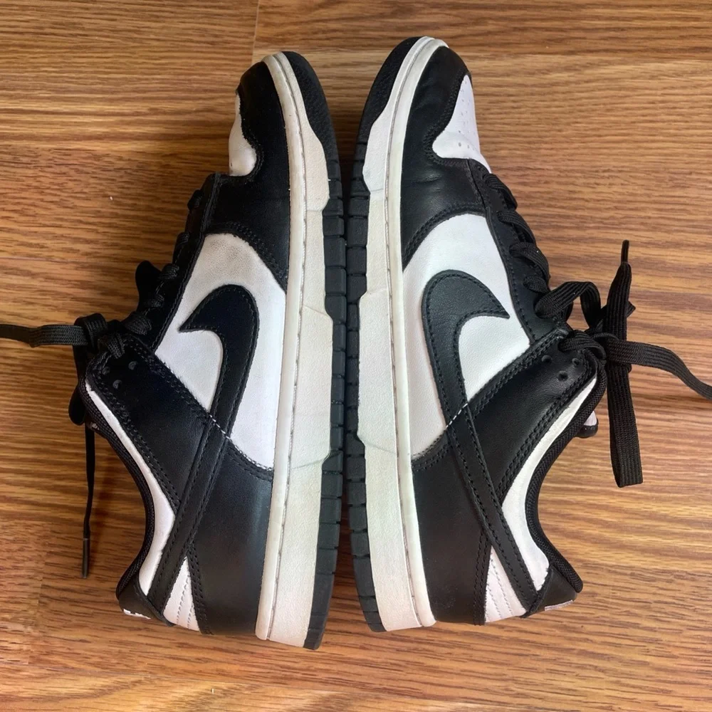 Nike Dunk Low Retro Panda Black White Black 2021 DD1391 100 Men's 7 Women's 8.5